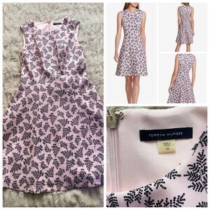 Tommy Hilfiger Pink Fit & Flare Dress.